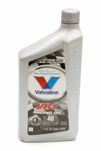 Load image into Gallery viewer, VALVOLINE 822390-C HP 40W Racing Oil VR1 1 QT