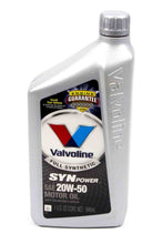 Load image into Gallery viewer, VALVOLINE 945 20w50 Synthetic Oil Qt. Valvoline