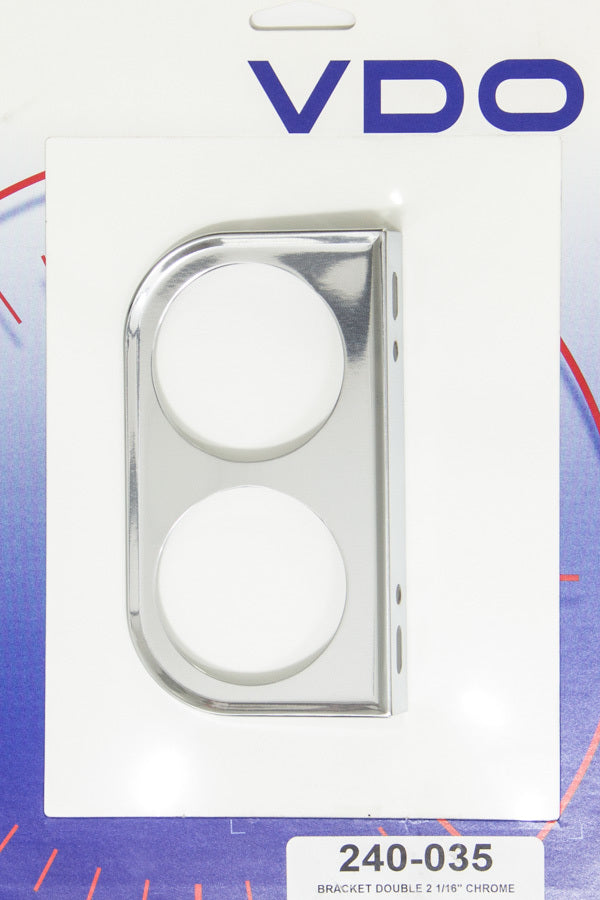 VDO 240-035 Chrome Two Hole 2-1/16in Mount Bracket