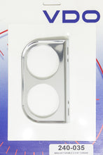 Load image into Gallery viewer, VDO 240-035 Chrome Two Hole 2-1/16in Mount Bracket