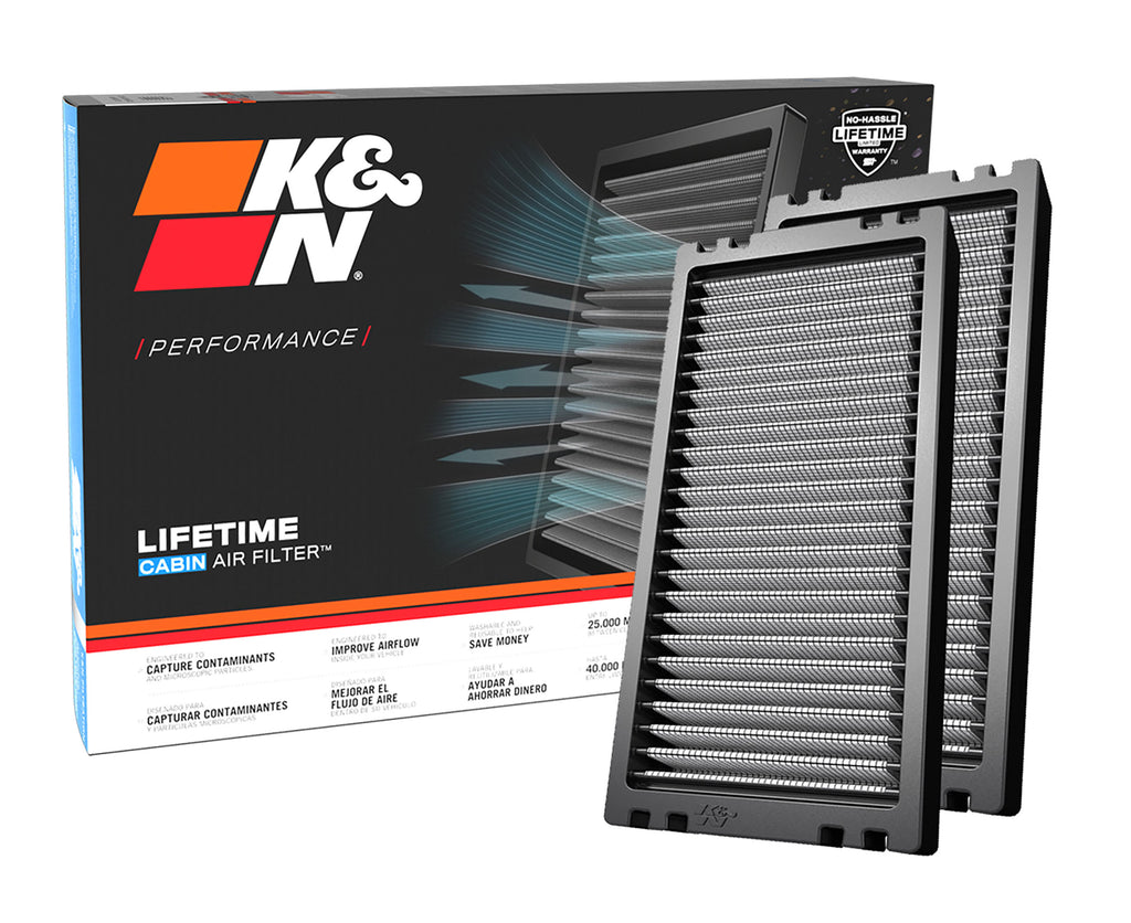 K&N VF1001 Cabin Air Filter for Select Nissan Frontier, Nissan NP300, Nissan NV1500, Nissan NV2500, Nissan NV3500, Nissan Pathfinder, Nissan Xterra, Suzuki Equator