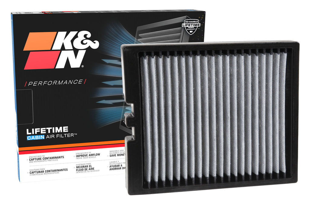 K&N VF1011 Cabin Air Filter for Select Ford Explorer, Ford Flex, Ford Police Interceptor Sedan, Ford Police Interceptor Utility, Ford Police Responder Hybrid, Ford Special Service Police Sedan, Ford Taurus, Lincoln MKS, Lincoln MKT