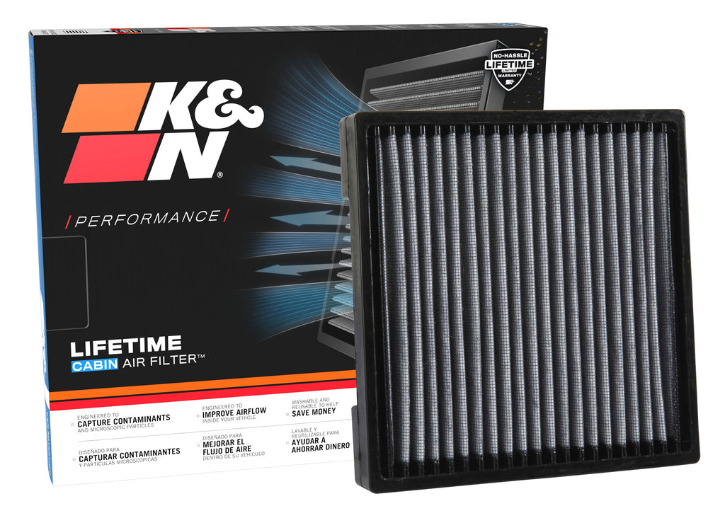 K&N VF1013 Cabin Air Filter for Select Honda Fit, Scion FR-S, Subaru BRZ, Suzuki Swift, Suzuki Swift+, Toyota 86, Toyota Avanza, Toyota GR86, Toyota Rush