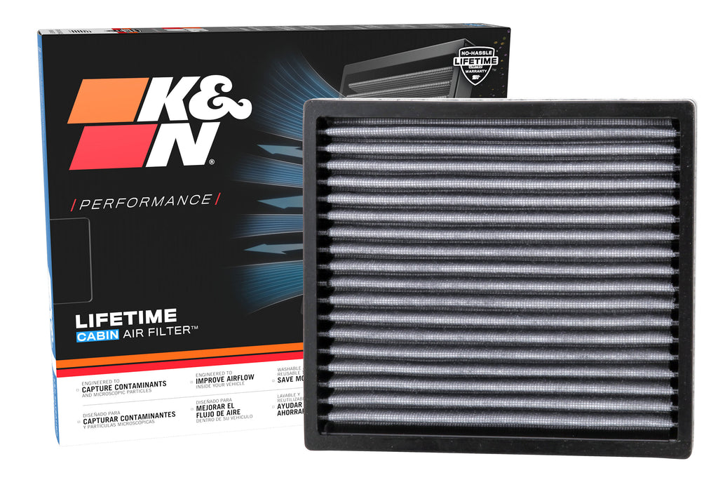 K&N VF2000 Cabin Air Filter for Select Jaguar F-Pace, Jaguar I-Pace, Jaguar XE, Jaguar XF, Land Rover Range Rover, Land Rover Range Rover Velar, Lexus CT200h, Lexus ES300h, Lexus ES350, Lexus GS300, Lexus GS350, Lexus GS430, Lexus GS450h, Lexus GS460,