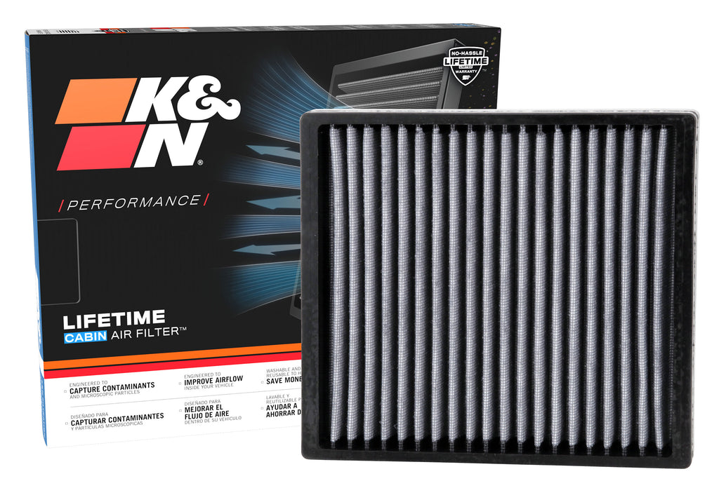 K&N VF2013 Cabin Air Filter for Select Chrysler 200, Chrysler Cirrus, Chrysler Sebring, Dodge Avenger, Dodge Caliber, Dodge Journey, Jeep Compass, Jeep Patriot, Ram 1500, Ram Classic, Ram 2500, Ram 3500, Ram 4500, Ram