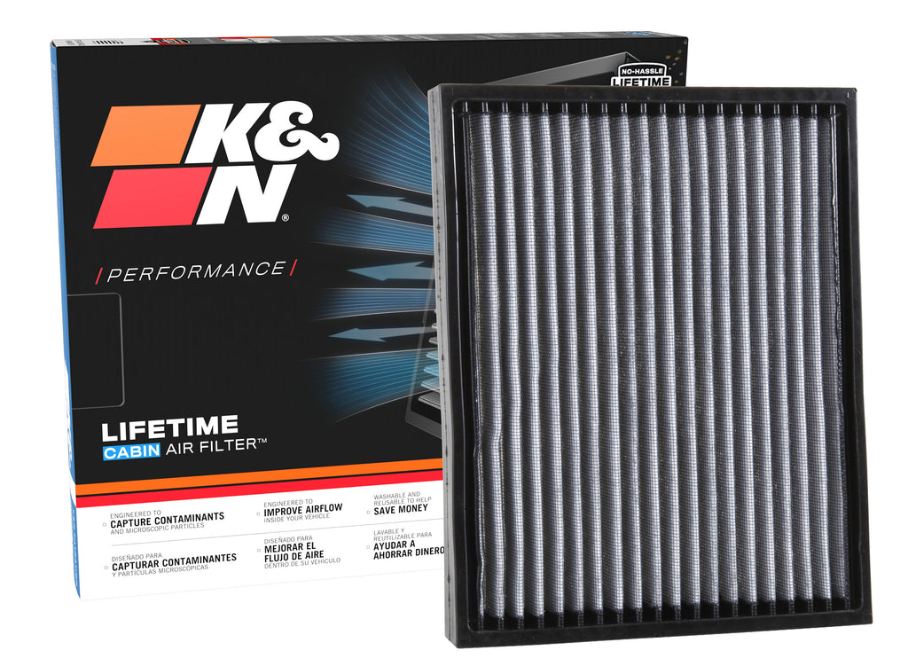K&N VF2049 Cabin Air Filter for Select Ford Expedition, Ford F-150, Ford F-150 Lightning, Ford F-250 Super Duty, Ford F-350 Super Duty, Ford F-450 Super Duty, Ford F-550 Super Duty, Lincoln Navigator