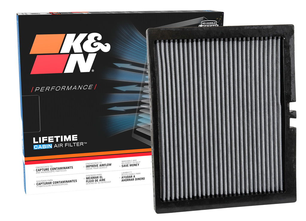 K&N VF2050 Cabin Air Filter for Select Ford Edge, Ford Fusion, Ford SSV Plug-In Hybrid, Lincoln Continental, Lincoln MKX, Lincoln MKZ, Lincoln Nautilus