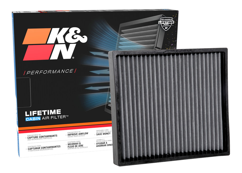 K&N VF2061 Cabin Air Filter for Select Genesis Electrified G80, Genesis Electrified GV70, Genesis G70, Genesis G80, Genesis G90, Genesis GV70, Genesis GV80, Genesis GV80 Coupe, Hyundai Equus, Hyundai Genesis, Hyundai Santa Fe, Kia Carnival, Kia K900, Kia