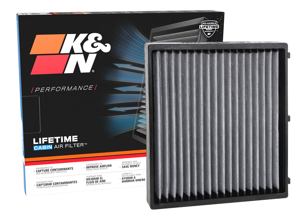 K&N VF2062 Cabin Air Filter for Select Hyundai Kona, Hyundai Kona N, Hyundai Tucson, Hyundai Veloster, Hyundai Veloster N, Hyundai Venue, Kia Seltos, Kia Soul, Kia Soul EV, Kia Sportage