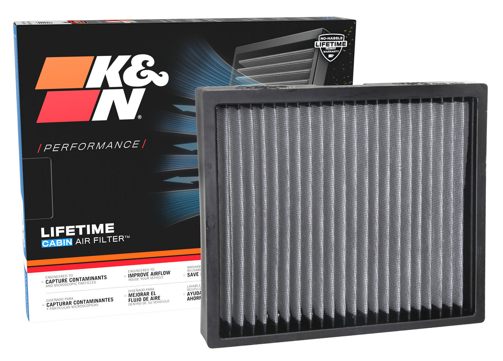 K&N VF2071 Cabin Air Filter for Select Acura ZDX, BYD Seal, BYD Sealion 7, Buick Enclave, Buick Encore GX, Buick Envision, Buick Envista, Buick LaCrosse, Cadillac CT4, Cadillac CT5, Cadillac Escalade, Cadillac Escalade ESV, Cadillac LYRIQ, Cadillac XT4,