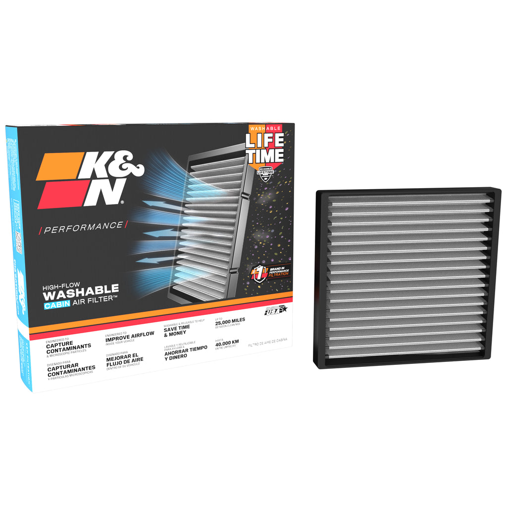 K&N VF2074 Cabin Air Filter for Select Mazda 2, Mazda 3, Mazda CX-3, Mazda CX-30, Mazda CX-50, Mazda MX-30 EV