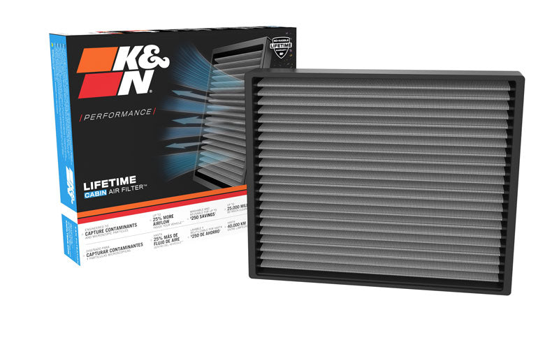 K&N VF2078 Cabin Air Filter for Select Ford Bronco, Ford Expedition, Ford Maverick, Ford Ranger, Lincoln Nautilus, Lincoln Navigator, Volkswagen Amarok