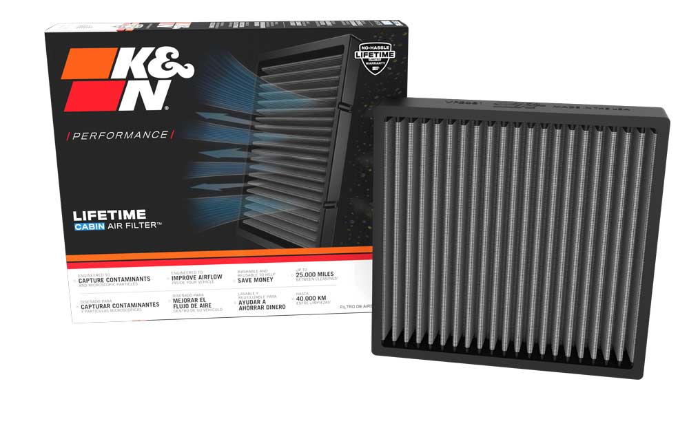 K&N VF2081 Cabin Air Filter for Select Land Rover Defender 110, Land Rover Defender 130, Land Rover Defender 90, Land Rover Discovery, Land Rover Range Rover Evoque