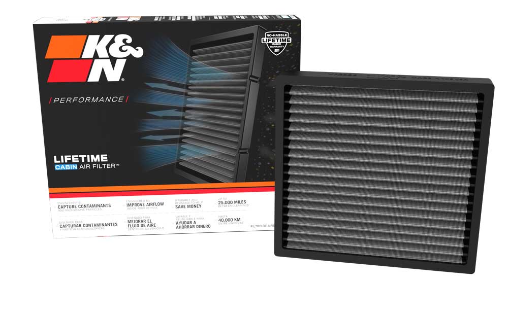 K&N VF2086 Cabin Air Filter for Select Acura Integra, Honda CR-V, Honda Civic, Honda Pilot, Honda Prelude