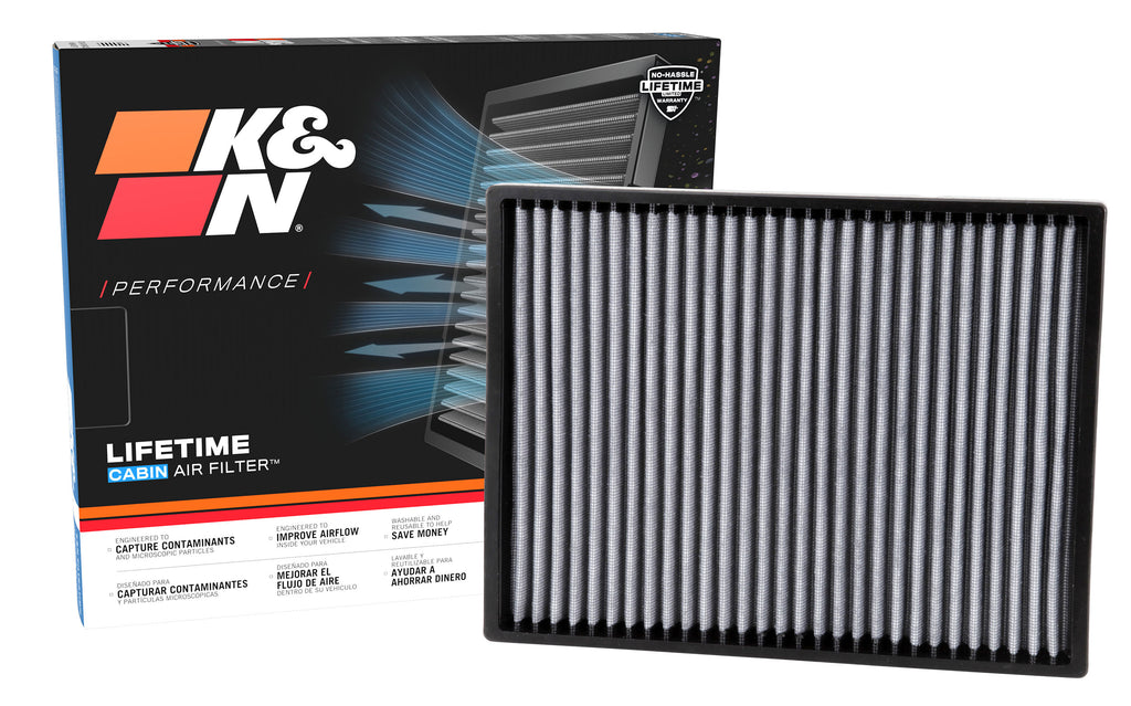K&N VF3005 Cabin Air Filter for Select Chrysler Grand Voyager, Chrysler Pacifica, Chrysler Town & Country, Chrysler Voyager, Dodge Caravan, Dodge Grand Caravan
