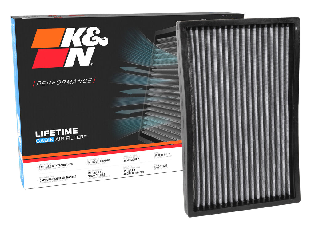 K&N VF3018 Cabin Air Filter for Select Cadillac XLR, Chevrolet Corvette