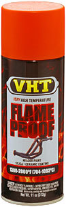VHT SP114 Flat Orange Hdr. Paint Flame Proof