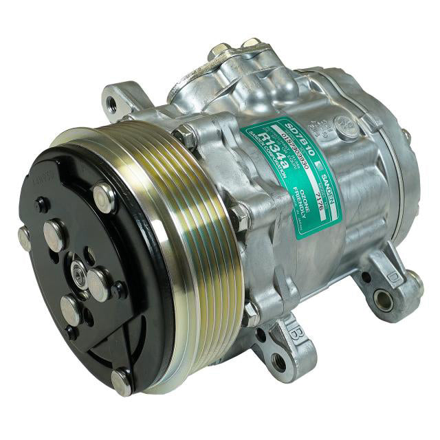 VINTAGE AIR 04670-MTA Sanden A/C Compressor 6 Groove Standard Finish