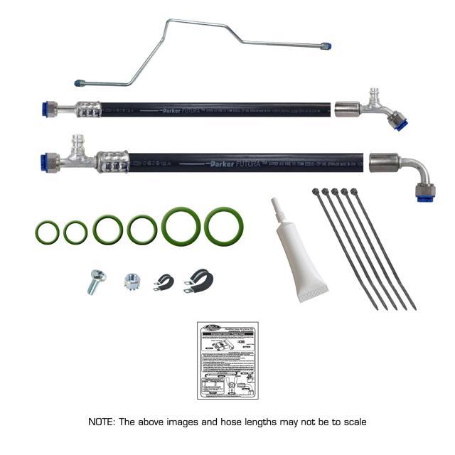 VINTAGE AIR 526673 62-67 Chevy Nova Hose Kit 134a