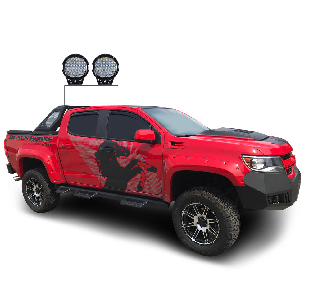 Black Horse Off Road VIRB05B-PL69B Vigor Roll Bar Kit for Select Chevrolet Colorado, GMC Canyon