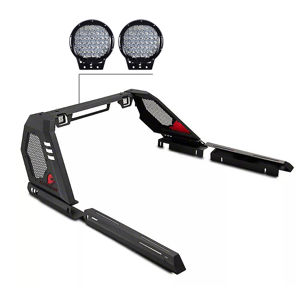 Black Horse Off Road VIRB08B-PL69B Vigor Roll Bar Kit for Select Ford Ranger