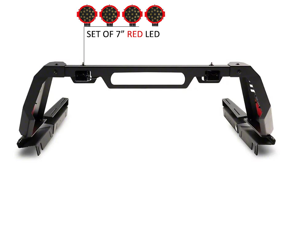 Black Horse Off Road VIRB08B-PLR Vigor Roll Bar Kit for Select Ford Ranger