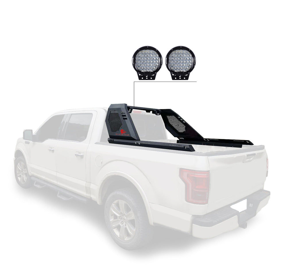 Black Horse Off Road VIRB22B-PL69B Vigor Roll Bar Kit for Select Nissan Frontier