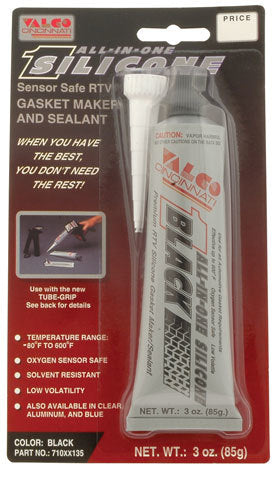 VALCO 71135 Black 3 Oz Silicone