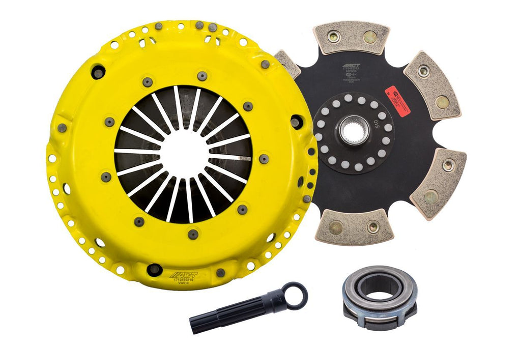 Advanced Clutch VR1-HDR4 ACT Heavy Duty Race Rigid 4 Pad Clutch Kit for Select Audi TT, Volkswagen Beetle, Volkswagen Corrado, Volkswagen EuroVan, Volkswagen Golf, Volkswagen Jetta, Volkswagen Passat