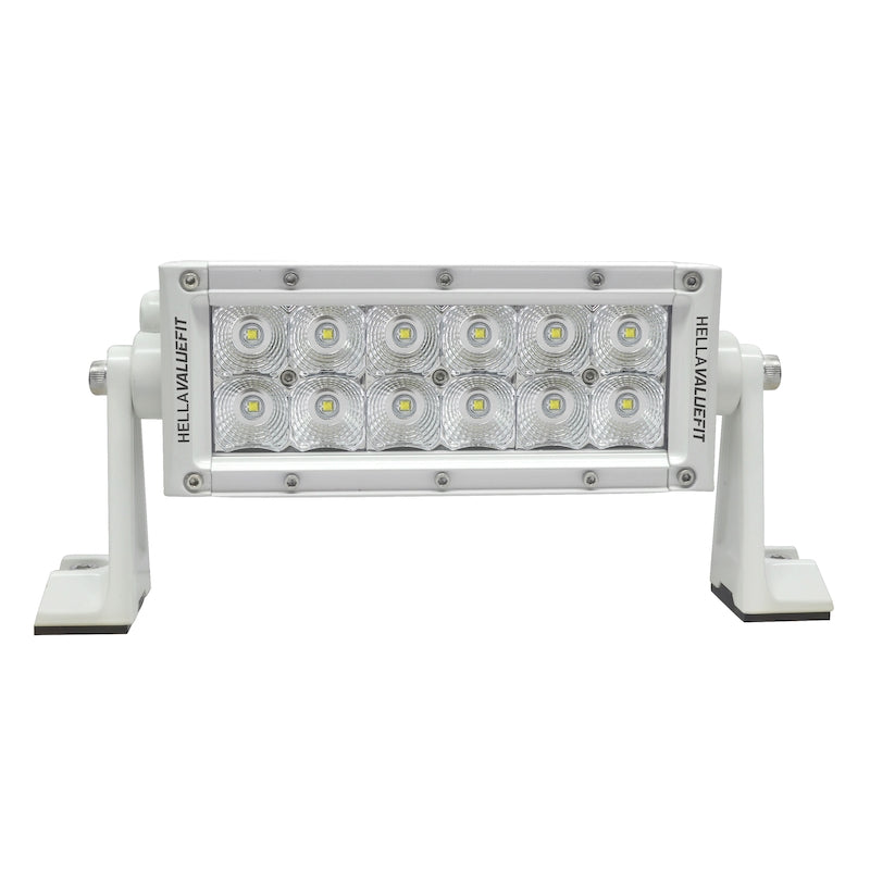 Value-Fit-8In-Light---36W-Dual-Row-White-Housing-Flood-Beam---Led
