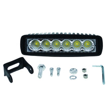 Load image into Gallery viewer, Value-Fit-Mini-6In-Led-Light-Bar---Flood-Beam-Pedestal