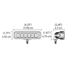 Load image into Gallery viewer, Value-Fit-Mini-Flush-Mount-7.7In---18W-White-Housing-Flood-Beam-Led-Light-Bar