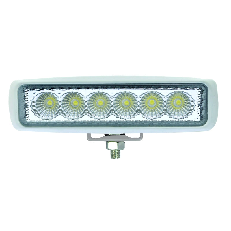 Value-Fit-Mini-Flush-Mount-7.7In---18W-White-Housing-Flood-Beam-Led-Light-Bar