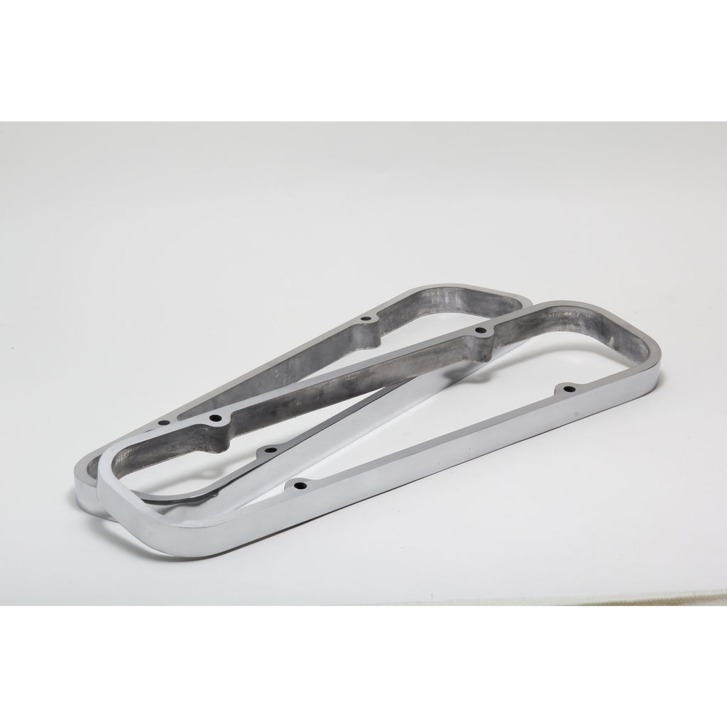 Valve-Cover-Spacers;-Pontiac-326-455-V8-1959-79;-1-In.-Tall--Polished-Aluminum