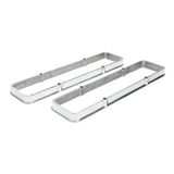 Trans-Dapt 6079 Valve Cover Spacers; SB Chevy 238-400 V8 1958-86; 1 in. Tall- Polished Aluminum