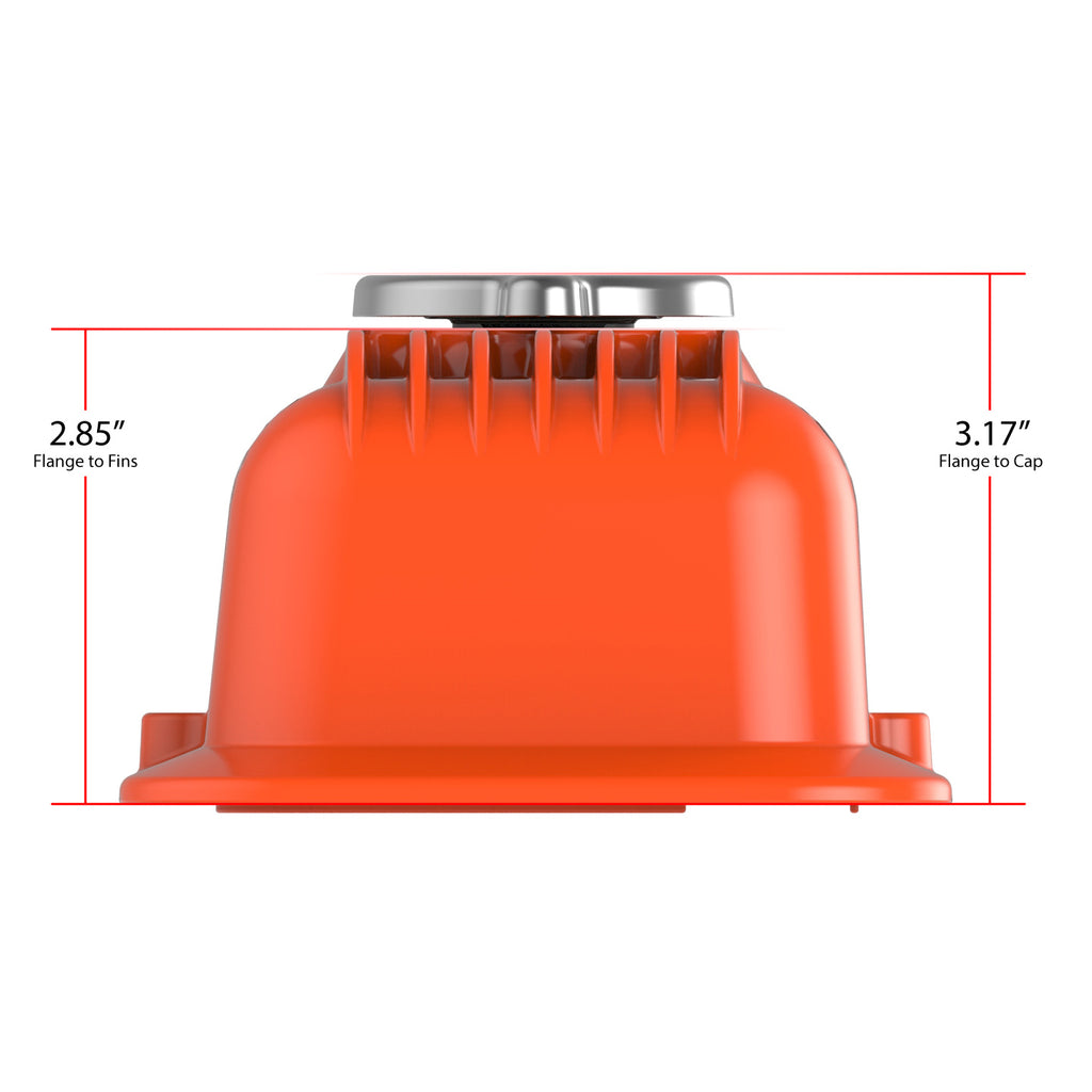 Valve-Covers---Muscle-Series---Finned---Sbc---Factory-Orange