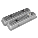 Holley 241-134  Valve Covers - Muscle Series - Finned - Sbc - Natural