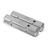 Holley 241-241  Valve Covers - Vintage Series - Finned - Sbc - Polished