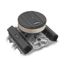 Load image into Gallery viewer, Valve-Covers---Vintage-Series---Finned---Sbc---Satin-Black-Machined