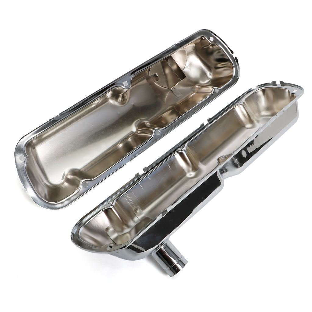 Valve-Covers-Chr.-Mustang-289-302-With-Breather-Tube