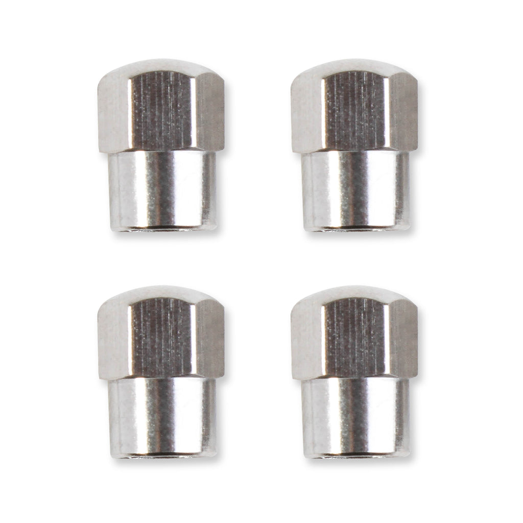 Valve-Stem-Caps---Hex-Head---Chrome-Plated---Package-Of-4