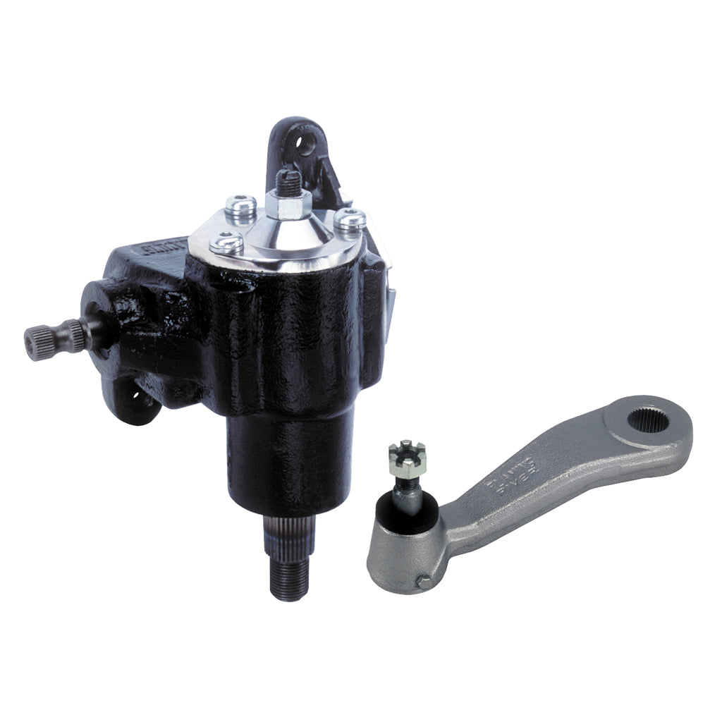 Vega-Style-Steering-Box-With-Ball-Socket-Pitman-Arm