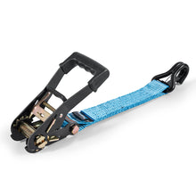Load image into Gallery viewer, Vehicle-Ratchet-Tie-Down-Kit-(4-Pack)-Blue