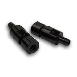 Holley 26-343 Vent Tube Spill Reduction Valves, with hose barb, black