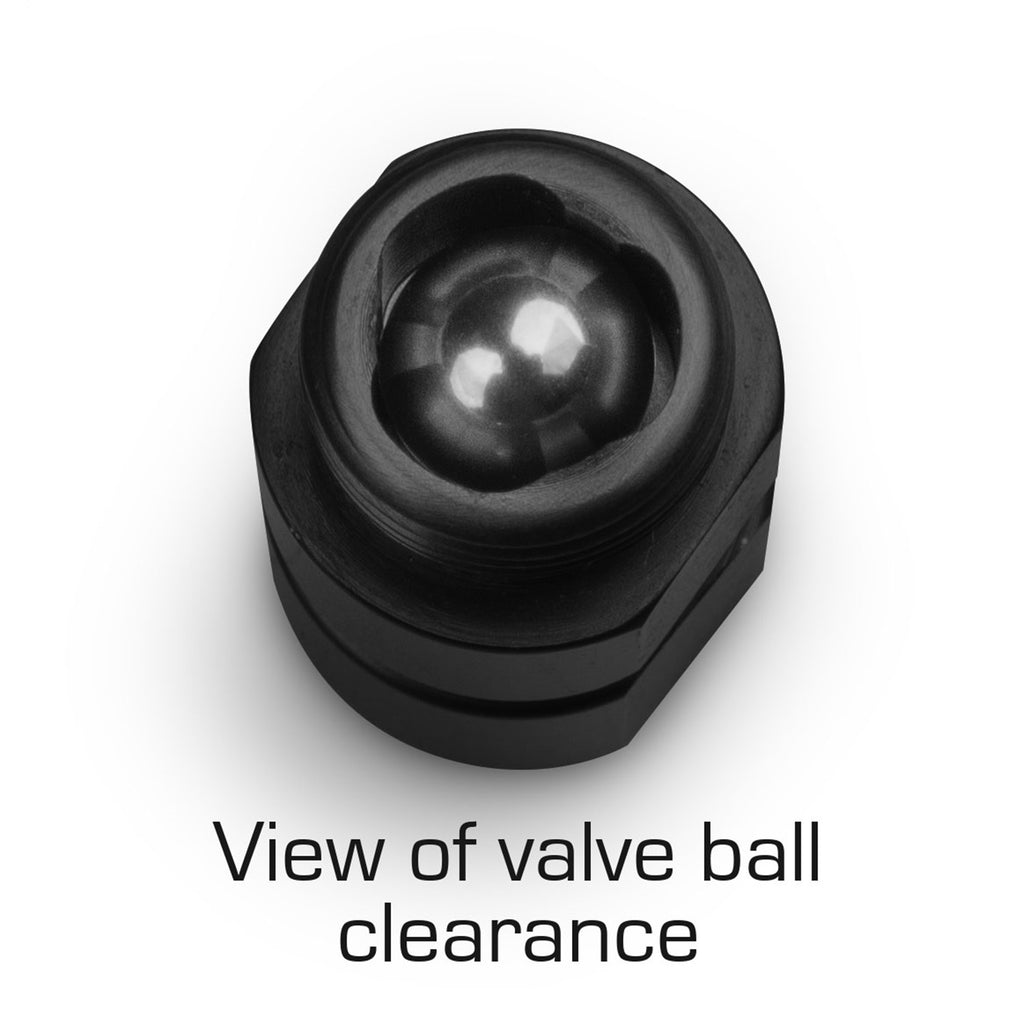 Vent-Tube-Spill-Reduction-Valves,-With-Hose-Barb,-Black