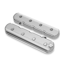 Load image into Gallery viewer, Vintage-Series-Finned-Tall-Ls-Valve-Covers---Polished