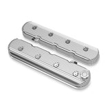 Holley 241-139 Vintage Series Finned Tall LS Valve Covers - Polished