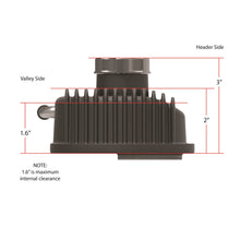 Load image into Gallery viewer, Vintage-Series-Finned-Tall-Ls-Valve-Covers---Satin-Black-Machined-Finish