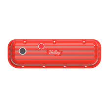 Load image into Gallery viewer, Vintage-Series-Finned-Valve-Covers---Bbc----Red-Machined