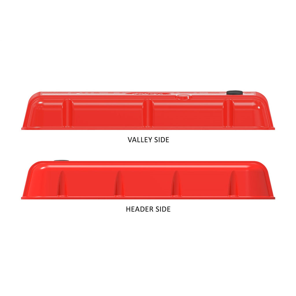 Vintage-Series-Finned-Valve-Covers---Bbc----Red-Machined